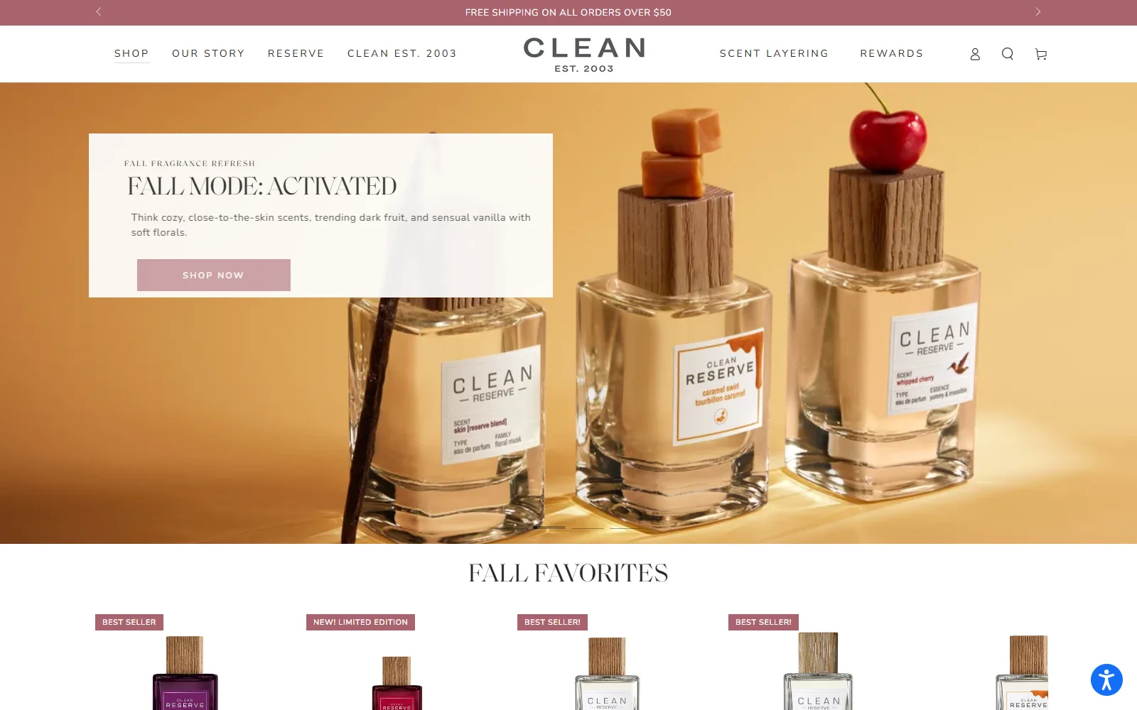 CLEAN Beauty Collective homepage